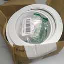 Sunco 12 Pack 6 Inch Ceiling Can Light Trim, Step Baffle with Detachable Ring, White Recessed Light Trim