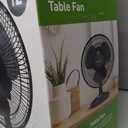 12" Table Breeze Table Oscillating Fan Black