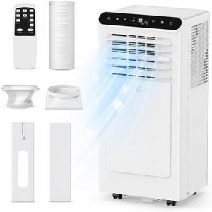 10,000 BTU Portable Air Conditioners, 4-in-1 Air Conditioner Portable Up to 450 Sq.Ft., Portable AC Unit with Cool, Fan, Dehumidifier, Sleep Mode, Quiet Operation for Bedroom