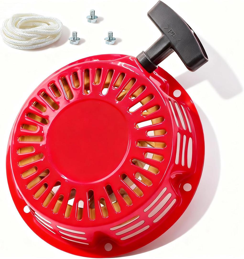 DVBB GX270 Recoil Pull Starter w/Pull Cord Compatible with Honda GX240 8hp 9hp Predator 301cc Recoil Starter Assembly Replaces 28400-ZE2-W01ZA 28400-ZE2-W01ZB