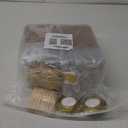 100 Pack Charcuterie Boxes with Clear Lids, 5.5 Inch Mini To Go Charcuterie Food Containers+200 Cocktail Picks+100 Lables, 504 Pcs Disposable Paper Dessert Boxes for Salads,Dessert Cake (Brown)