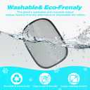 NSVNSV Pet Hair Removal Glove for Dog and Cat, Reusable Pet Hair Remover, Magic Brush Pet Hair Removal Tool, Pet Grooming Gloves for Couch, Clothing, Carpet, Furniture, Car Seats, Blue, 1pcs