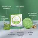 2 x Solid Rice Protein Water Shampoo Bar With Conditioner Effect Hair Soap  Shampoo Bars For Hair With All Natural Plant Based Essential Oils And Zero Waste Packaging (Nettle)