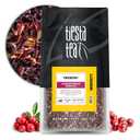 Tiesta Tea - Cranberry Hibiscus Rooibos Tea, Fireberry, Loose Leaf, Herbal Blend with Hibiscus, Cranberry, Currants, Rooibos, Enjoy Hot or Iced, 200 Cups in Resealable Pouch, 16 Ounce (EXP 11/13/27)