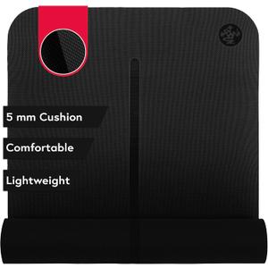 Manduka Begin Yoga Mat 68" - 5mm Cushioning | Comfortable, Lightweight & Reversible with Alignment Stripe | Budget-Friendly | 68 x 24 inches