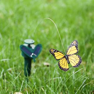 Butterfly Flying Simulation for Garden and Window Decoration, Powered by Solar Panel