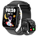 Smart Watch for Kids, 1.85" Fitness Tracker Kid Watch Pedometer, Heart Rate, Sleep Monitor, NO APP/Phone, Alarm Clock, Smartwatches with Video Music, IP68 Waterproof, Puzzle Games, Gift for Girls Boys