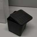 MCXYEM Bed Risers Adjustable Furniture Risers - Heavy Duty 4 or 8 inch or 12inch Non-Slip Lift Supports for Beds/Couches/Sofas, Durable Square Design with Creates Storage Space (Black 4 Pack, 4 Inch)