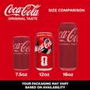 2 x Coca-Cola Fridge Pack Soda Soft Drink, 12 fl oz Cans, 12 Pack - Classic Cola Soda Cans (EXP 08/31/26)