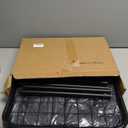 150L Laundry Hamper with Wheels, Rolling Laundry Basket with Metal Frame and Removable Bag, Large & Tall Dirty Clothes Hampers for Bedroom Aesthetic, Laundry Room, Bathroom, Dorm-Black (40GAL)