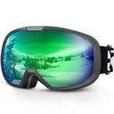 EXP VISION Ski Goggles for Men Women, OTG Snowboard Goggles with 100% UV Protection Anti Fog Lens Snow Goggles
