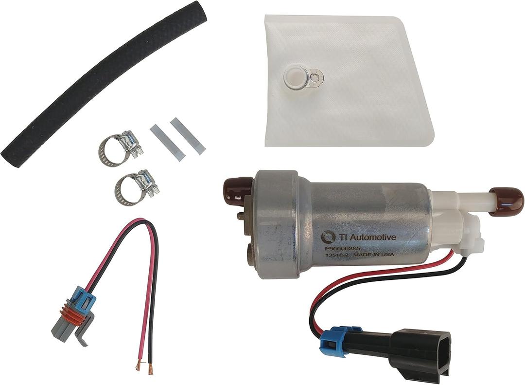 WALBRO HELLCAT 525LPH F90000285 FUEL PUMP (UNIVERSAL E85) ULTRA HIGH-PERF WITH INSTALL KIT 400-0085