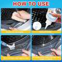 Mold Remover Gel  Effective Washing Machine Cleaner for Gasket, Mold Stain Remover Gel for Bathroom, Grout, Tile, Shower, Sink, Caulk - All-Purpose Household Cleaner Gel (8 Fl Oz (Pack of 1))