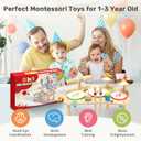 WINGYZ 11-in-1 Toddler Drum Set-Wooden Baby Musical Instruments for Toddlers 1-3 & Montessori Musical Toys,Music Table with Bongo Drums, Cymbals, Maracas & Wrist Bells for Early Rhythm Play