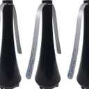 Fly Swatter for Outside or Inside Meal, Picnic Fan for Table Use, Fly Fans for Tables, Barbeque, Events, Battery Operated Food Spinning Fan (3pcsBlack)