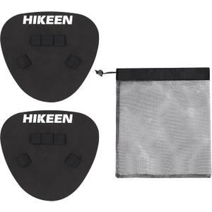 Hikeen 2 Packs Baseball Training Gloves Infield Training Gloves Pancake Glove Softhands Baseball Fielding Trainer Flat Glove Two-Hands