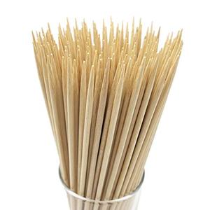 HOPELF 4" Natural Bamboo Skewers Sticks for Appetiser，Fruit，Cocktail，Kabob，Chocolate Fountain，Grilling，Barbecue，Kitchen，Crafting.More Size Choices 4"(500 PCS)