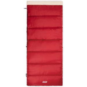 Coleman Flatlands 30/40/50F Sleeping Bag, Made from 100% Recycled Material, Big & Tall Options, Cool-Weather Sleeping Bag for Camping, Sleepovers, Guests & More