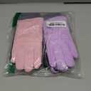 Boao Kids Winter Ski Gloves Waterproof Warm Snow Mittens Full Finger Gloves for Toddlers Infants (1 - 3 Years, Pink, Light Purple)