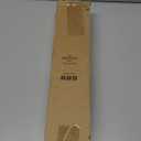 Wood Curtain Rods for Windows 30 to 56 Inch, Adjustable Decorative 1'' Heavy Duty Metal Curtain Rod with Modern Faux Wood Grain Finials, Rustic Farmhouse Bedroom Boho Drapery Pole