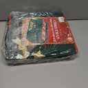 Christmas Ornament Storage Box Fits 128-3'' Holiday Ornaments Christmas Ornament Organizer Storage Box Christmas Decorations with Dividers (Green)