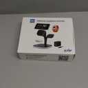 EXW Wireless Charging Station for Magsafe Charger,Charging Station for Multiple Devices,Wireless Charger for iPhone 17 Air 16 15 14 13 12,Apple Watch,AirPods with LED(Black)