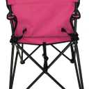 ciao! Baby Portable High Chair for Babies and Toddlers, Compact Folding Travel High Chair with Carry Bag for Outdoor Camping, Picnics, Beach Days, and More (Hot Pink)