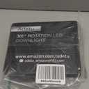 Adetu 3 Inch 5CCT Gimbal Led Recessed Lighting with Junction Box, 2700K/3000K/3500K/4000K/5000K Selectable, 7W Eqv 80W, 360+90 Adjustable Recessed Lights, 800LM Brightness - ETL (White, 6 Pack)