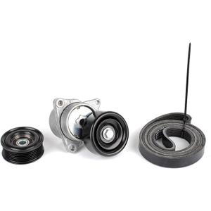 Idler Pulley and Belt Tensioner Kit Serpentine Belt Kit for Nissan Rogue Select 2008 2009 2010 2011 2012 2013 2014 2015 2.5L L4 Replaces 90K-38284 38284 36026 K060711A K060711 11927EA000