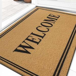 OLANLY Front Door Mat 30x17, Low Profile Doormat (Welcome)
Stain Resistant, Easy to Clean, PVC Backing, Indoor Outdoor Mat for Entryway, Patio, Porch and Entrance