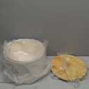 Canister Sets for Kitchen Counter with Wooden Bamboo Lids, Kitchen Canisters for Countertop, Stackable Steel Farmhouse Canisters for Potato Storage, Onion and Potato Storage Bins - Cream