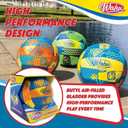 Wahu 100% Waterproof All-Purpose Pool Ball for Beach Volleyball, Soccer, and More, 6.5" Round Water Ball for Beach and Pool Sports Games (Orange)