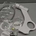 Ultra-Slim Bidet Attachment, Non-Electric Bidet Attachment, Adjustable Fresh Cold Water Pressure, Stainless Steel Inlet (Off-White)