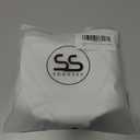 SONGSKY Sports Bras for Women, Medium-High Support Strappy Padded Running Sports Bras with Removable Cups (White, L)