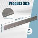 Hicarer 2 Pcs 2" x 1/8" x 24" Steel Flat Bar Metal Stock Mild Steel Plate Weldable A36 Metal Bar for Walls Floors Cars Ships Repair Hot Rolled Mild Industrial Manufacturing and Transportation