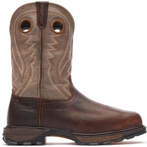 Durango mens Durango Maverick Xp Composite Toe Met-guard Ventilated Western Work Boot (10.5, Dark Brown and Fog)