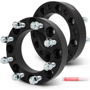 SCITOO 2Pcs Wheel Adapters 1.5 inch 8x170 to 8x6.5 Bore 130mm Studs 14x1.5 8 Lug Wheel Spacers Adapters Fit for for Ford Excursion for F-250 for F-250 Super Duty for F-350 for F-350 Super Duty