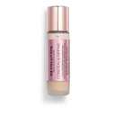 Makeup Revolution Conceal and Define Foundation, Full Coverage & Matte Finish, F6 for Dark Skin Tones, Vegan & Cruelty-Free, 0.7 Fl Oz