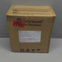 Bonsaii Paper Shredder for Home Use, 3.4 Gal Wastebasket, 6 Sheet Crosscut Paper Credit Cards, Staples, and Clips Shredder for Home Office Use, Portable Handle Design (C237-B New Version)