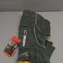 ThinkPet Dog Cold Weather Coats - Cozy Waterproof Windproof Reversible Winter Dog Jacket, Thick Padded Warm Coat Reflective Vest Clothes for Puppy Small Medium Large Dogs (M(Chest 18-20", Back 12" ), Purple)