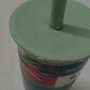 REDUCE Aspen 20 oz Vacuum Insulated Glass Tumbler with Lid & Extra Wide Straw - Keeps Drinks Cold for 12 Hrs - Ideal for Iced Coffee, Smoothies & Boba - Dishwasher Safe, Soft Base - Matcha