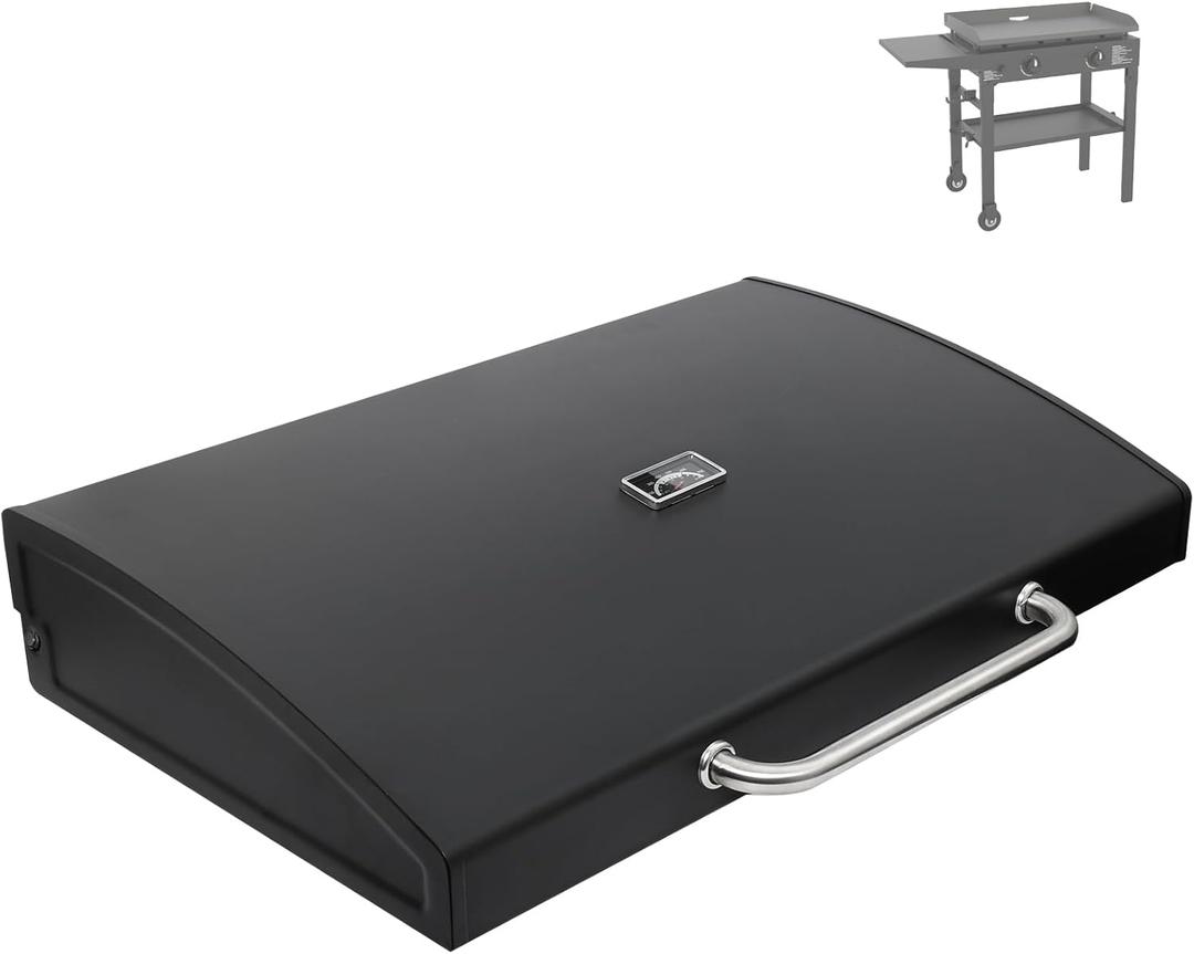Upgrade Hinged Lid for Blackstone 1517 28 Inch Omnivore Griddle (2024 Model), 5857 Griddle Hood Flat Top Lid for Blackstone 28" 2206 2269 Grill Hood