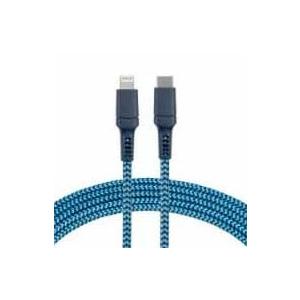 Cell Candy 10 Ft Braided Charge For  USB C Blue