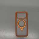 TORRAS Q3 Spin for iPhone 17 Pro Max Case with 360 Magnetic Stand, Wireless Charging Compatible, Hard PC Case for 17 Pro Max Phone Case with Stand, Translucent Cosmic Orange