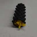 RumbleRoller - Extra Firm Textured Muscle Foam Roller Manipulates Soft Tissue Like A Massage Therapist (Black, Compact)