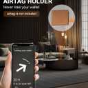 Full-Grain Leather Wallet,Luxuriously marbled Slim Wallet Airtag Wallet, Ridge Wallets,Mens Wallet,Credit Card Holder(Yellow)