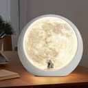 mamre Super Moon Lamp Table Lamp Gift Special Women's Gift for Bedroom Living Room Suprise Gift for Valentine's Day Birthday Wedding Anniversary