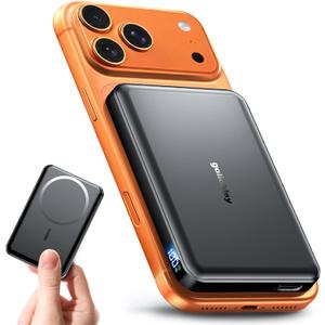 for Magsafe Portable Charger, Power Bank, 10000mAh Wireless Magnetic with Type-C 20W PD Fast Charging, LED Display for Magsafe Battery Pack, Wireless Portable Charger for iPhone 17/16/15/14 all Series