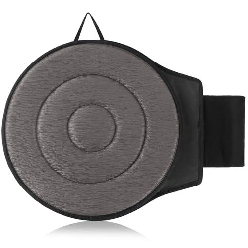 FACULX Rotating Seat for Car 360° Swivel Seat for Car for Elderly Non-Slip Portable Rotating Car Seat Pad for Driving, Chairs, Stool Chair, Ergonomic Design (Gray)