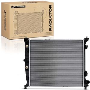 A-Premium Engine Coolant Radiator Assembly with Transmission Oil Cooler Compatible with Mercedes-Benz W166 X166 GL350, GL450, GLE450, ML250, ML350, ML400, Automatic Transmission, Replace# 0995001303